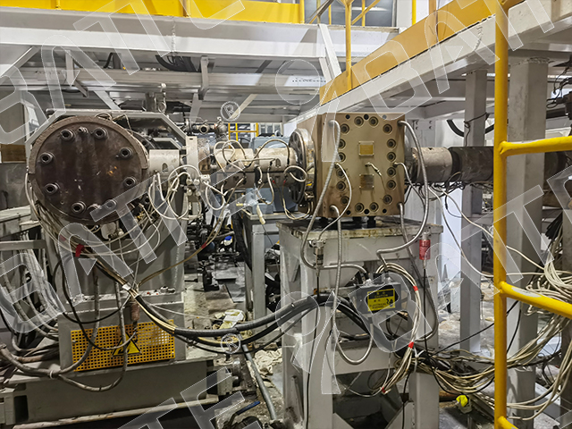 polymer melt pump extruder
