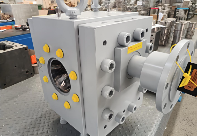 silicone extrusion melt pump