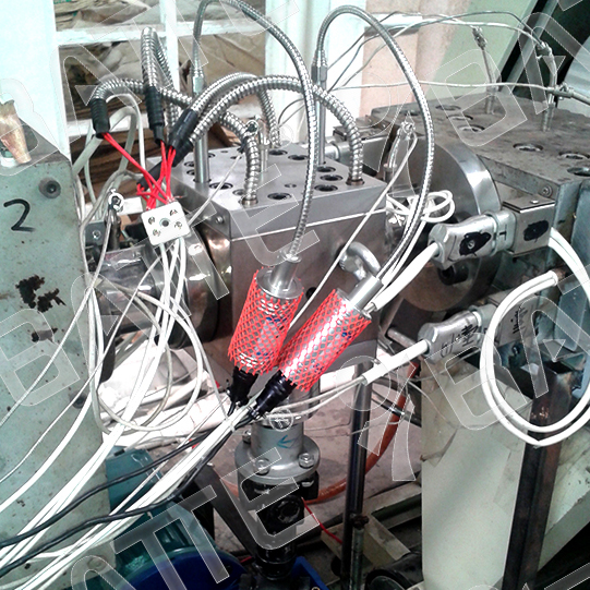 PVC pipe melt pump