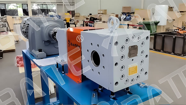 twin shaft melt pump