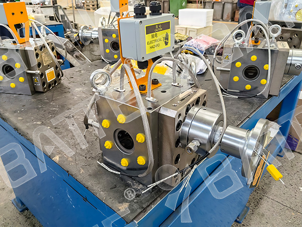 Polymer melt pump