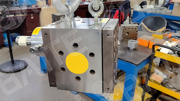 plastic pipe extrusion melt pump